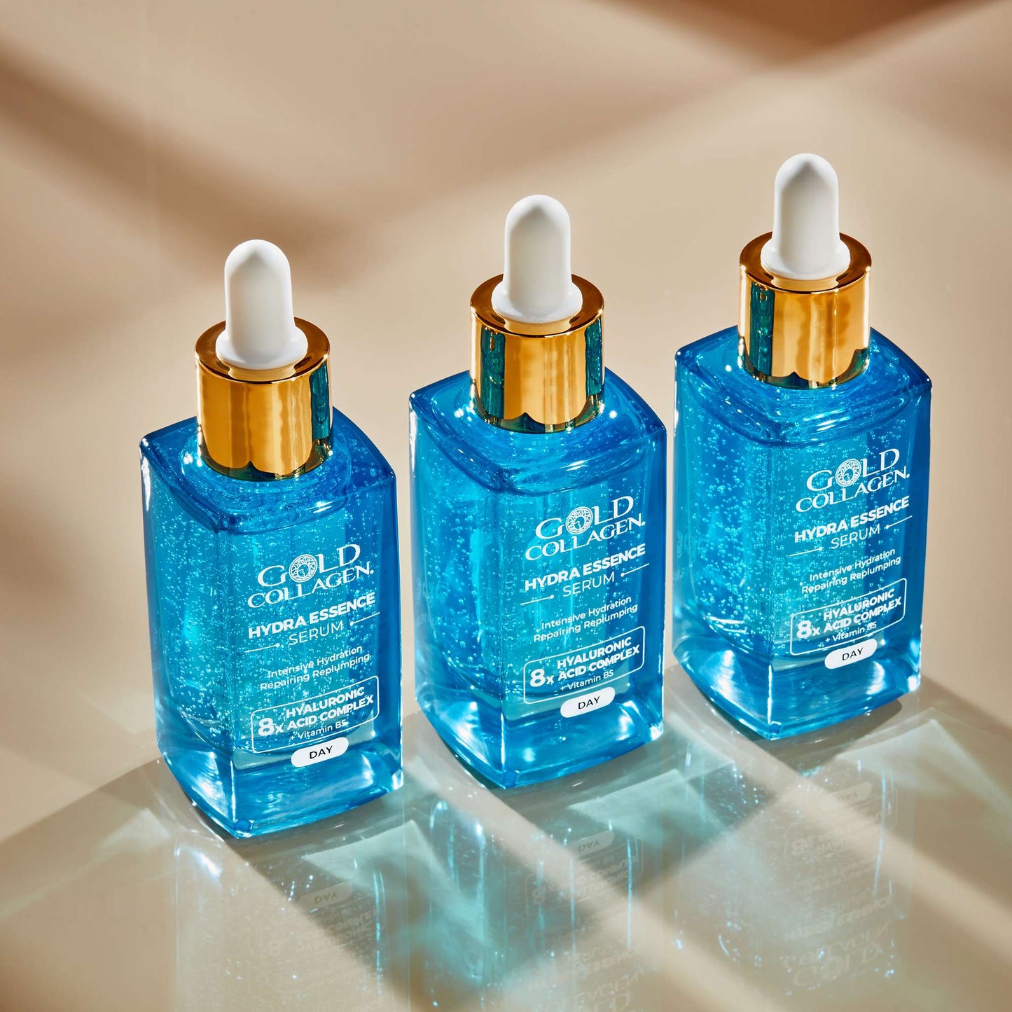 Gold Collagen Skincare  Hydra Essence Intensive Hydration & Repairing Replumping Serum 30ml - Additional 3