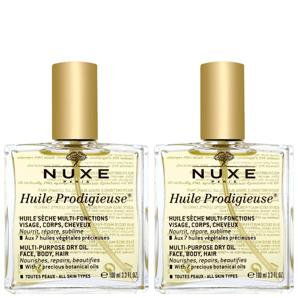 Nuxe  Duo: Huile Prodigieuse Multi-Purpose Dry Oil Spray 100ml x 2