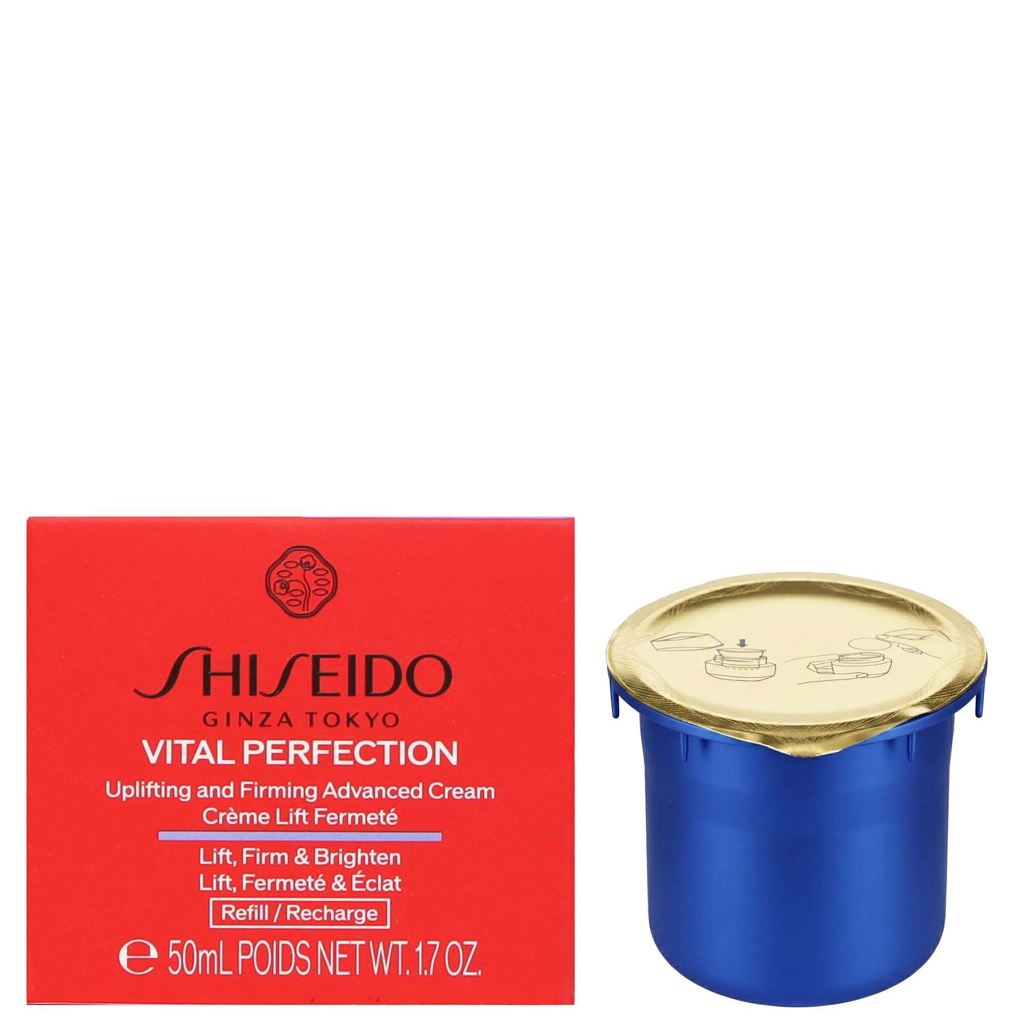 Shiseido Vital Perfection Uplifting and Firming Advanced Cream Refill 50ml - Additional 2
