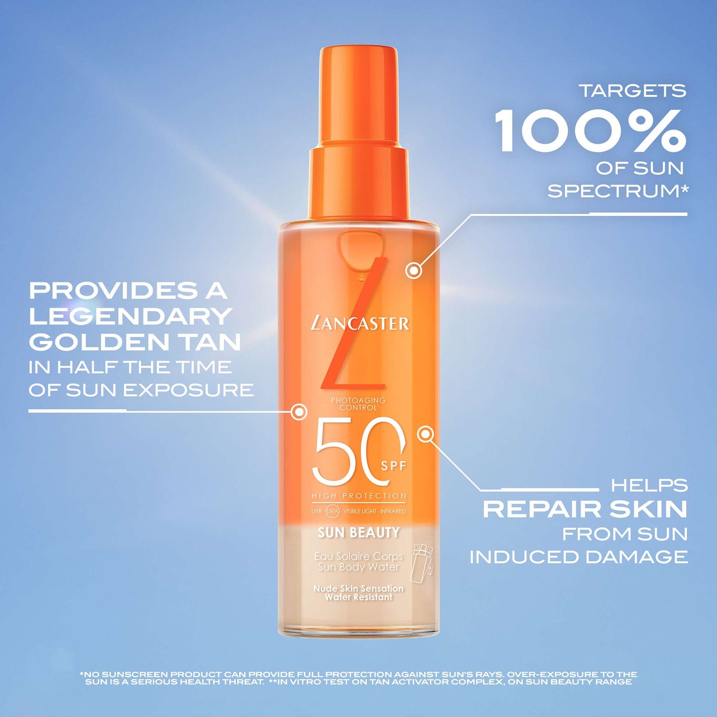Lancaster Sun Beauty Body Water SPF30 100ml - Additional 1