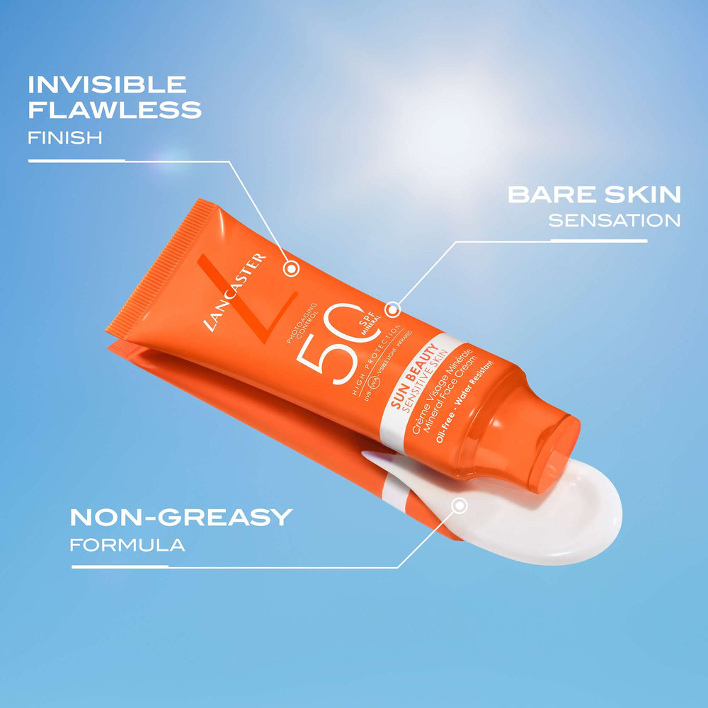 Lancaster Sun Beauty Sensitive Skin Mineral Face Cream SPF50 50ml - Additional 3