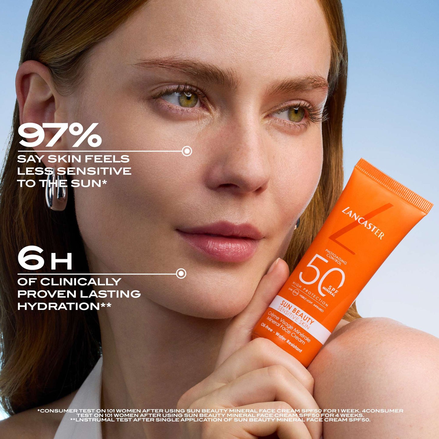 Lancaster Sun Beauty Sensitive Skin Mineral Face Cream SPF50 50ml - Additional 5