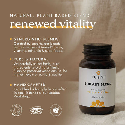 Fushi Natural Energy Supplements Shilajit Blend x 60 Capsules - Additional 3