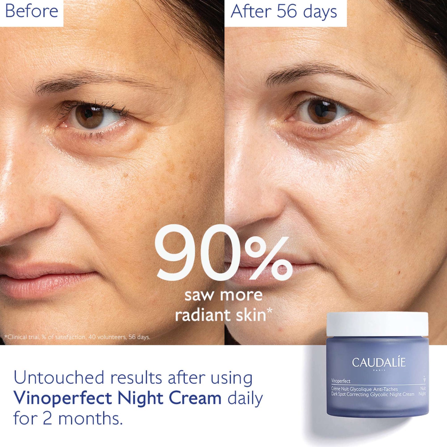 Caudalie Vinoperfect Dark Spot Correcting Glycolic Night Cream 50ml - Additional 3