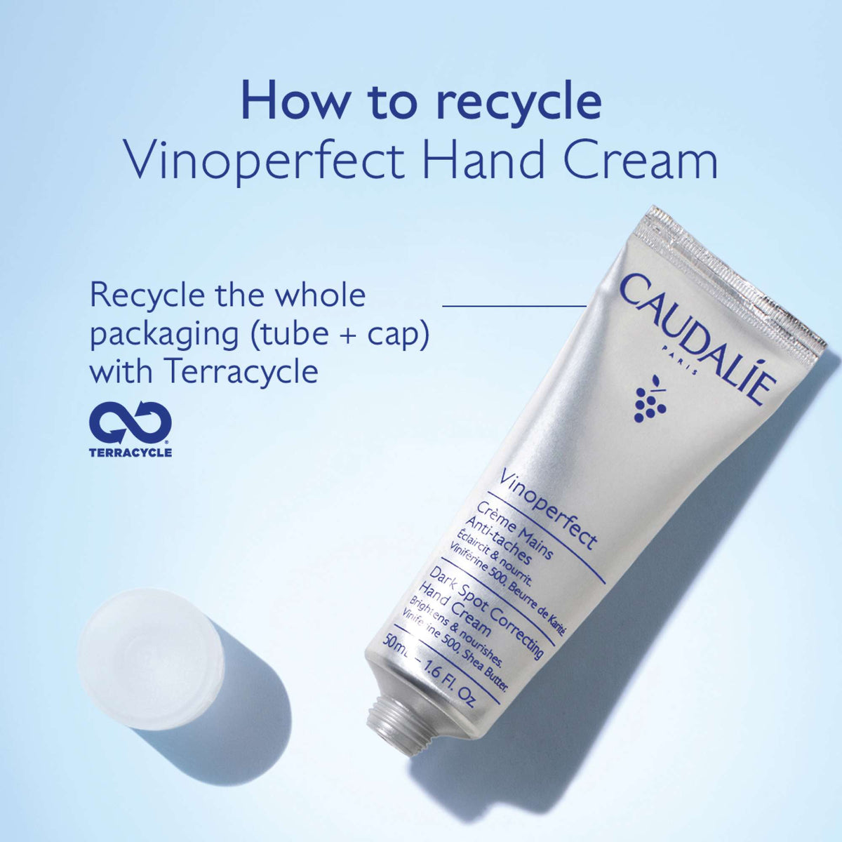 Caudalie Vinoperfect Dark Spot Correcting Hand Cream 50ml - Additional 4
