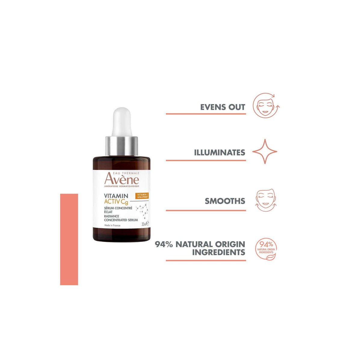 Avène Face Vitamin Activ Cg Radiance Concentrated Serum 30ml - Additional 5