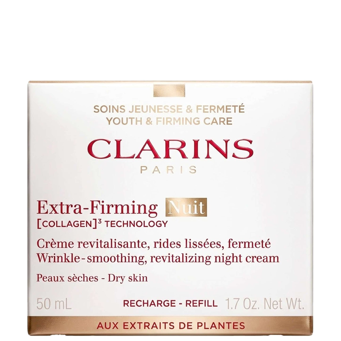 Clarins Extra-Firming Night Cream Refill Dry Skin 50ml - Additional 1
