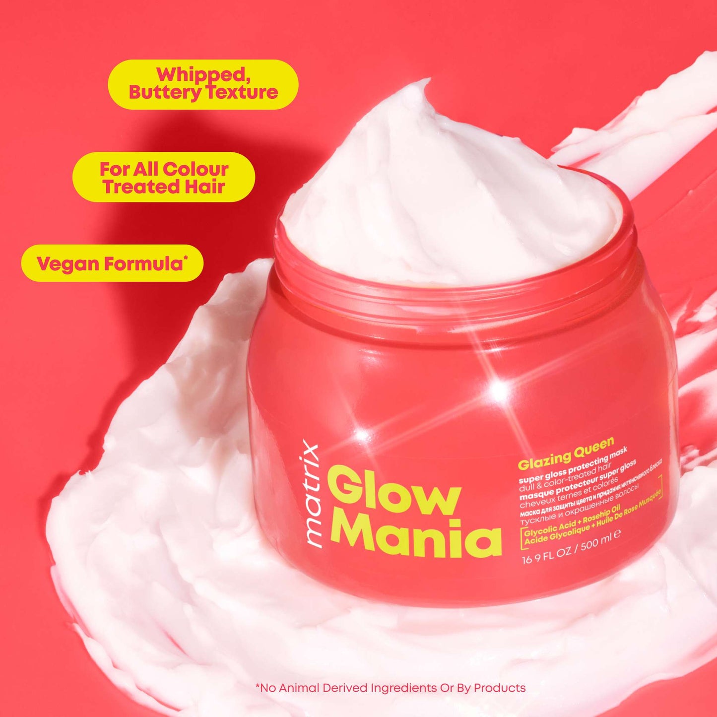 Matrix Glow Mania  Glazing Queen: Super Gloss Protecting Mask 500ml - Additional 3
