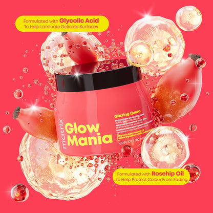 Matrix Glow Mania  Glazing Queen: Super Gloss Protecting Mask 500ml - Additional 4