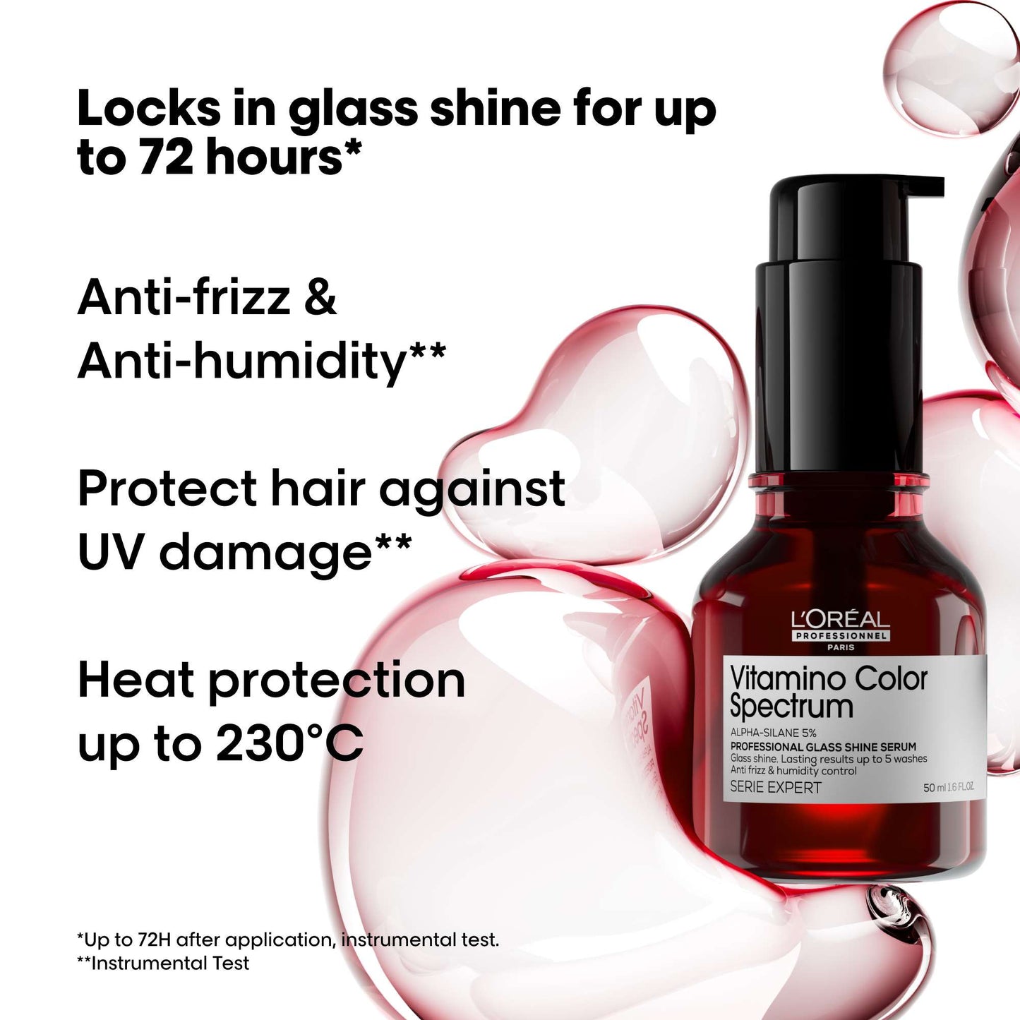 L'Oréal Professionnel Vitamino Color Spectrum Glass Shine Serum for Coloured Hair 50ml - Additional 1