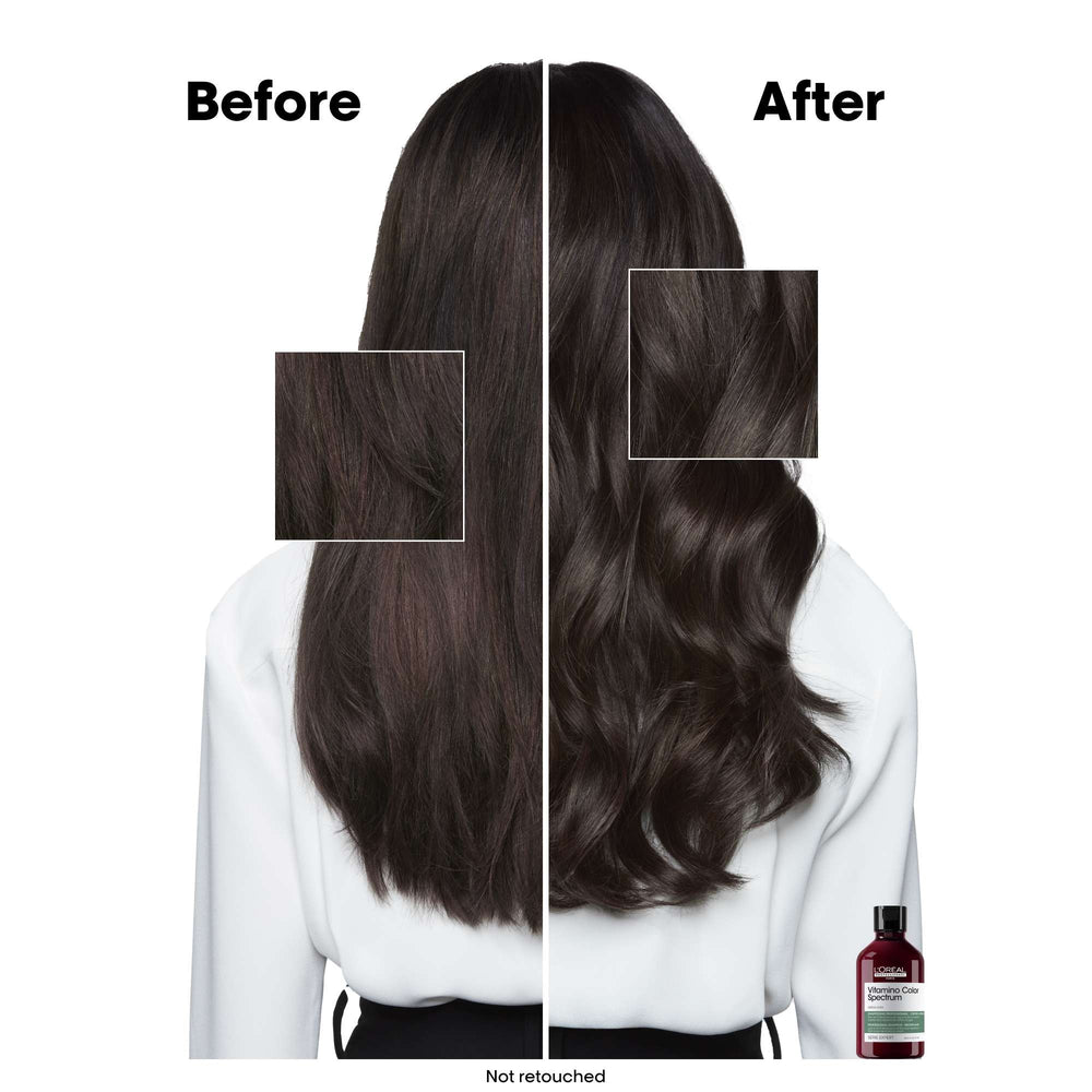 L'Oréal Professionnel Vitamino Color Spectrum Green Tinted Shampoo for Dark Brown Coloured Hair 300ml - Additional 3