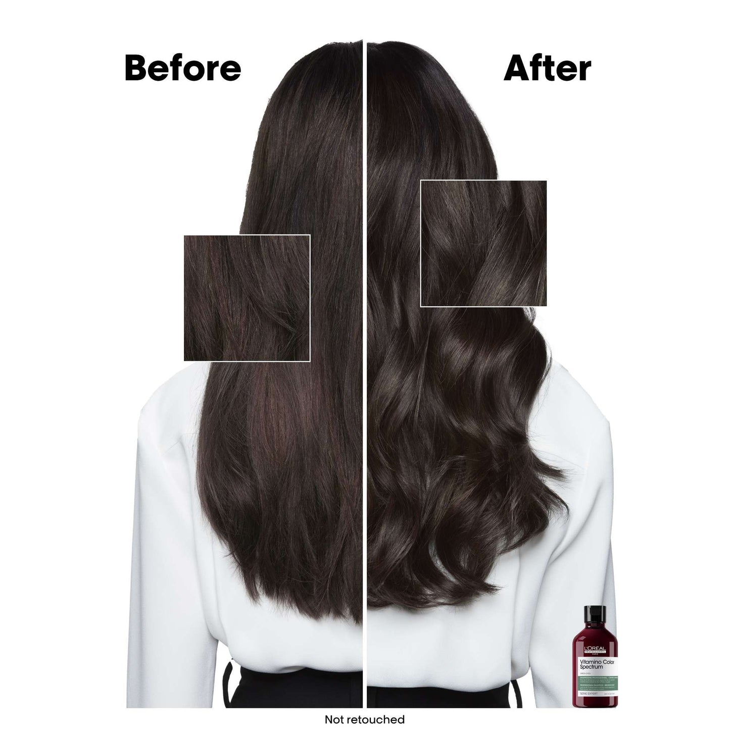 L'Oréal Professionnel Vitamino Color Spectrum Green Tinted Shampoo for Dark Brown Coloured Hair 300ml - Additional 3