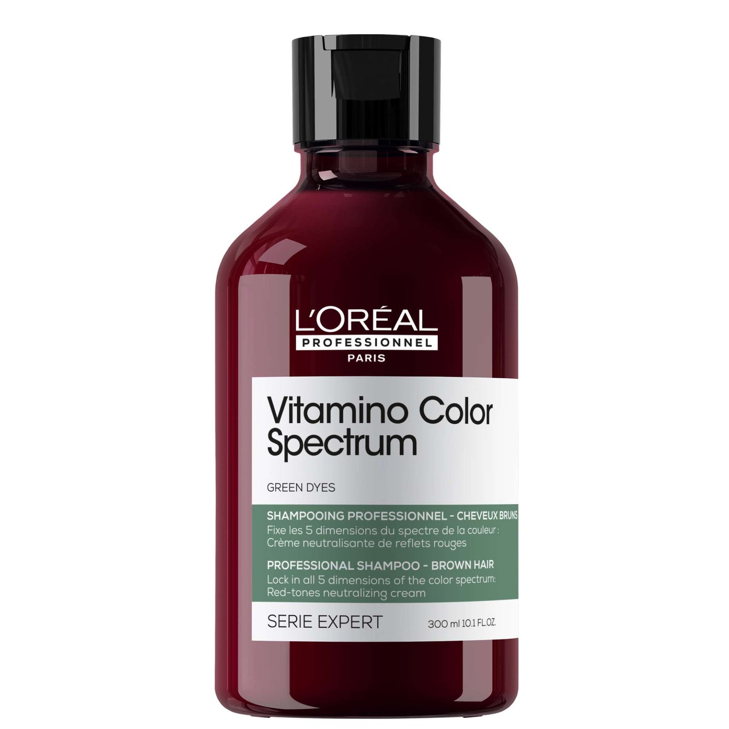 L'Oréal Professionnel Vitamino Color Spectrum Green Tinted Shampoo for Dark Brown Coloured Hair 300ml