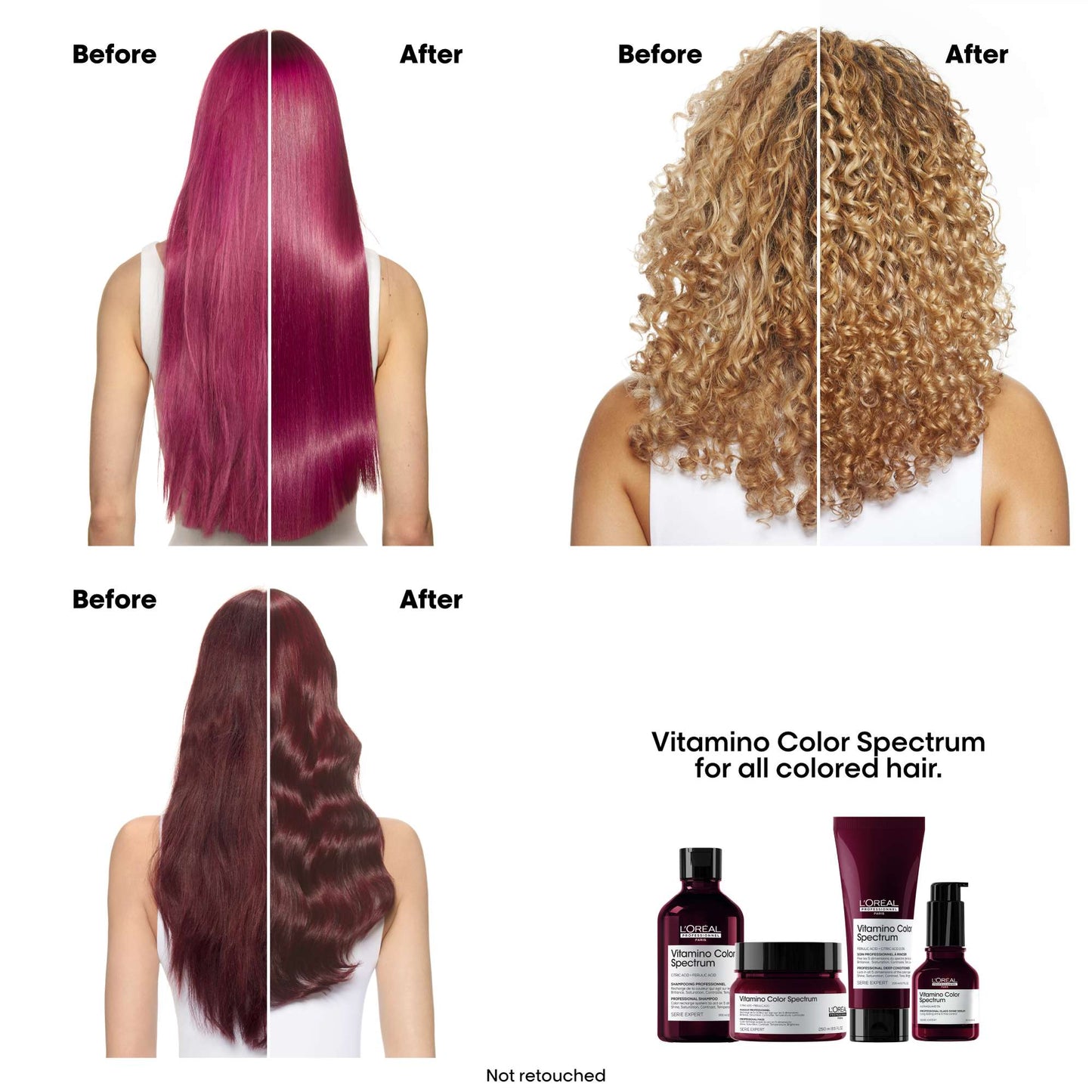 L'Oréal Professionnel Vitamino Color Spectrum Shampoo Refill Pack for Coloured Hair 500ml - Additional 6