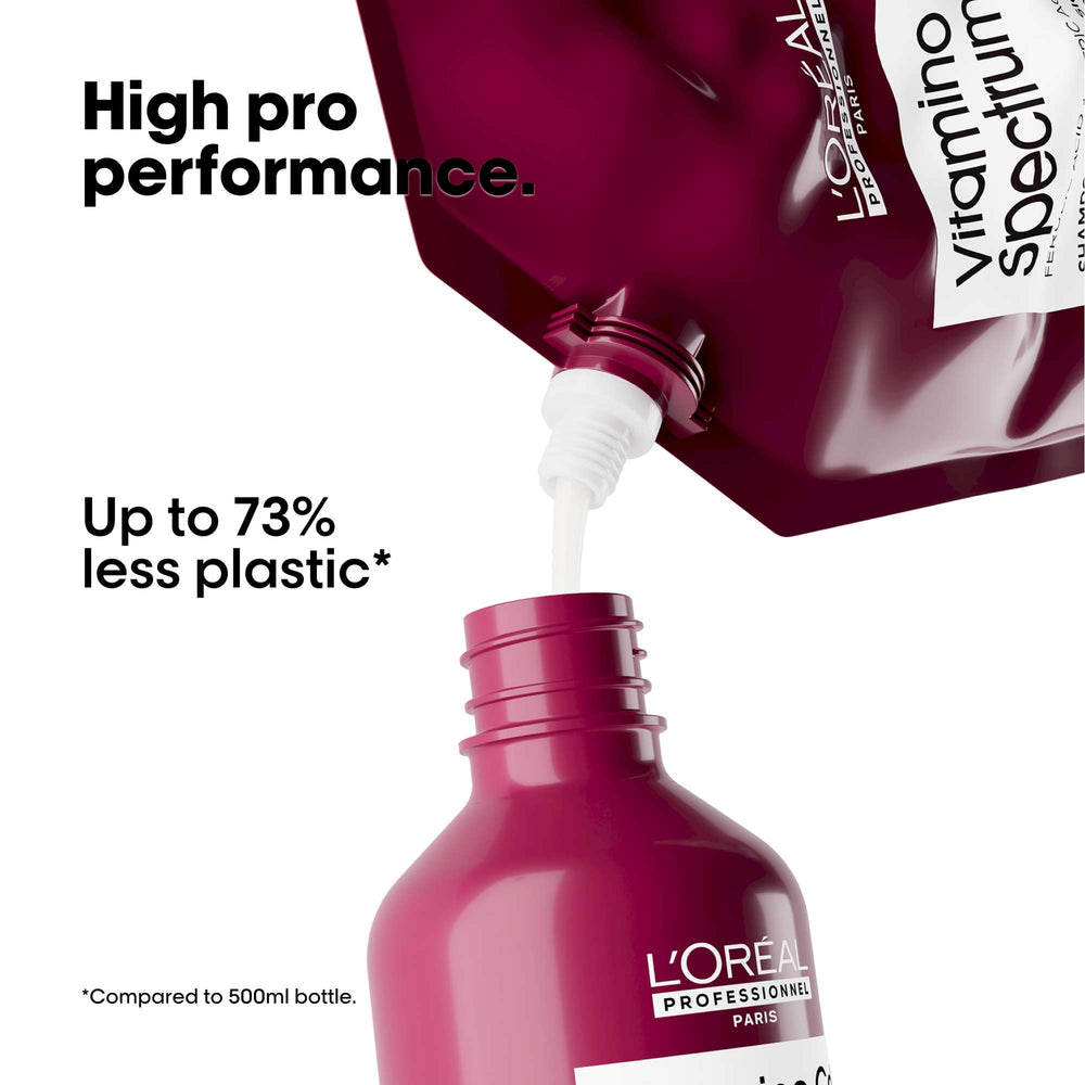 L'Oréal Professionnel Vitamino Color Spectrum Shampoo Refill Pack for Coloured Hair 500ml - Additional 5