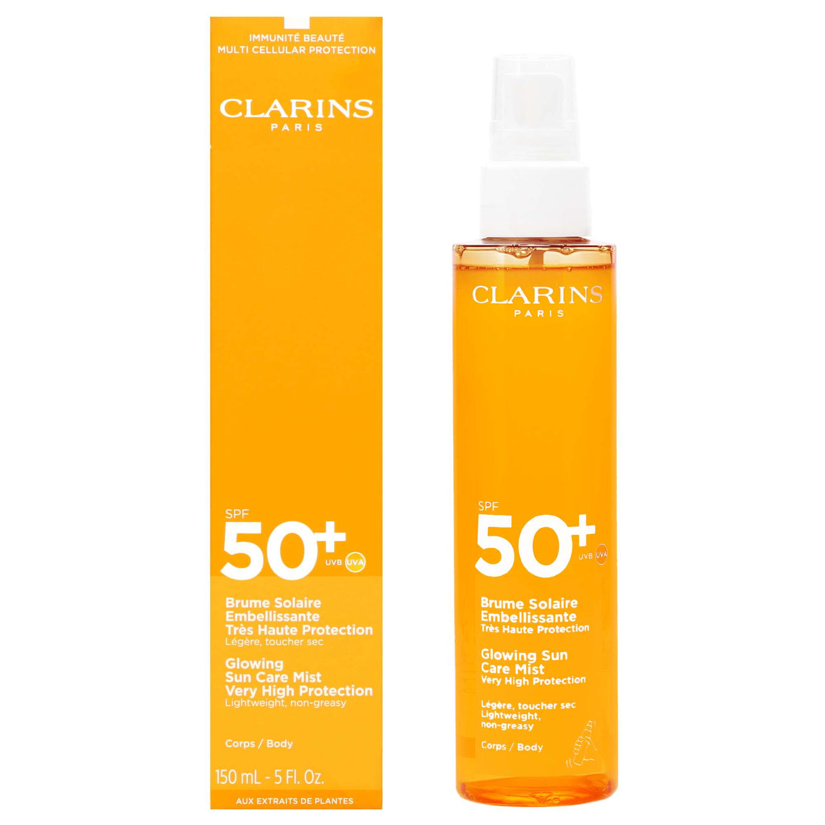 Clarins Sun Care Glowing Sun Care Mist Very High Protection for Body SPF50 150ml - Additional 2
