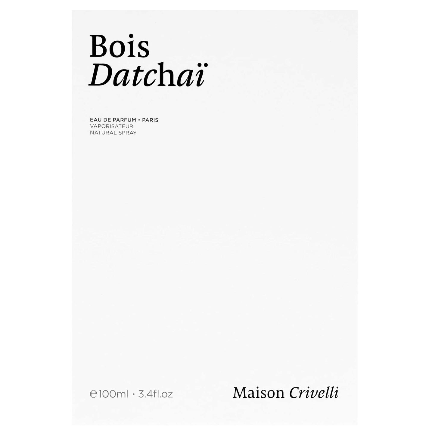 Maison Crivelli Bois Datchai Eau de Parfum 100ml - Additional 1