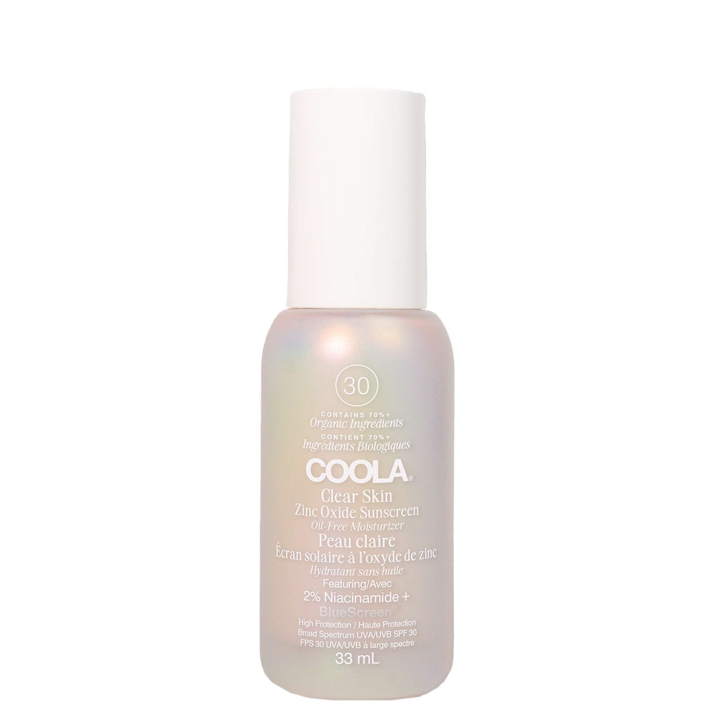 Coola Face Care Clear Skin Mineral Oil-Free Sunscreen SPF30 33ml