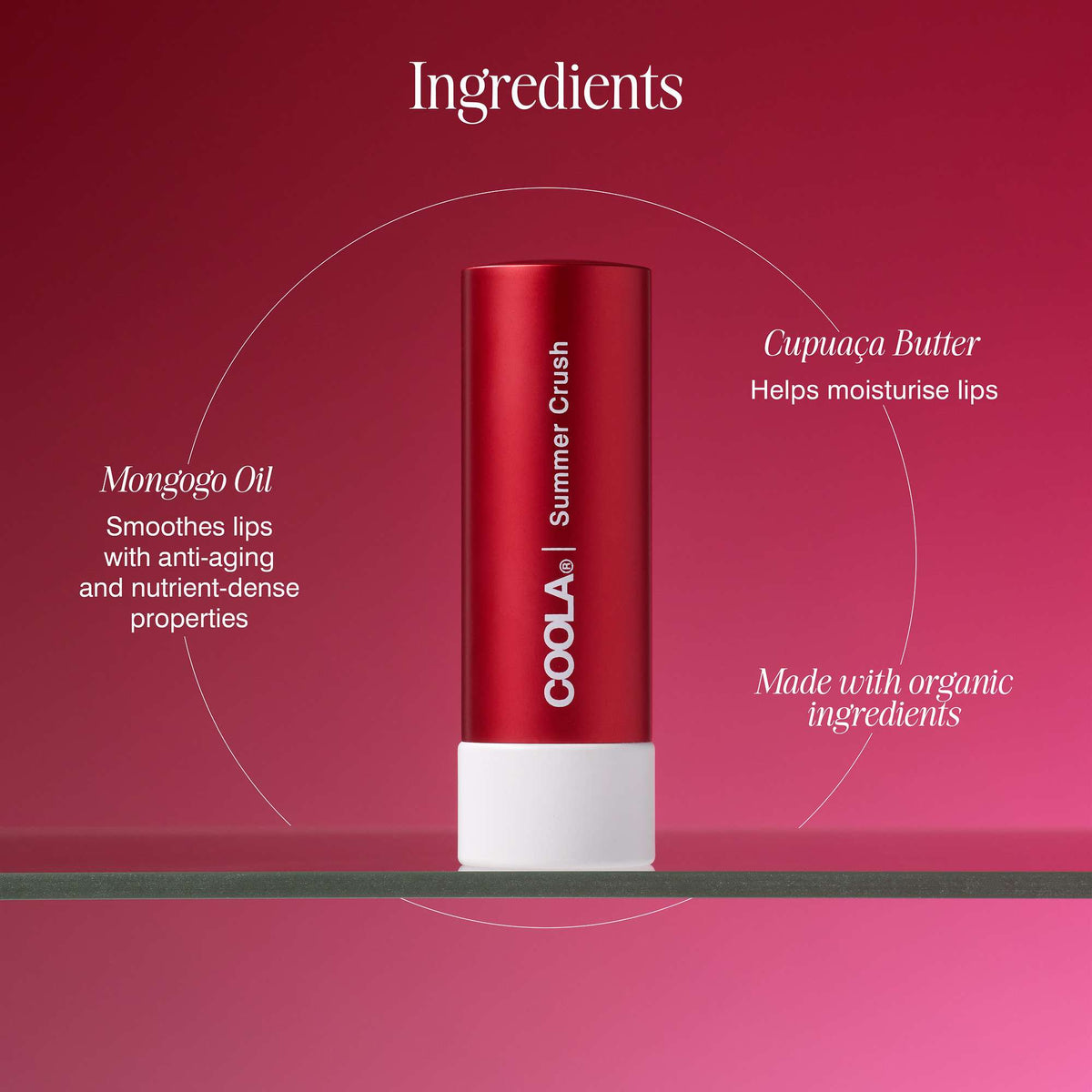 Coola Lip Care Mineral Liplux SPF30 Summer Crush - Additional 3
