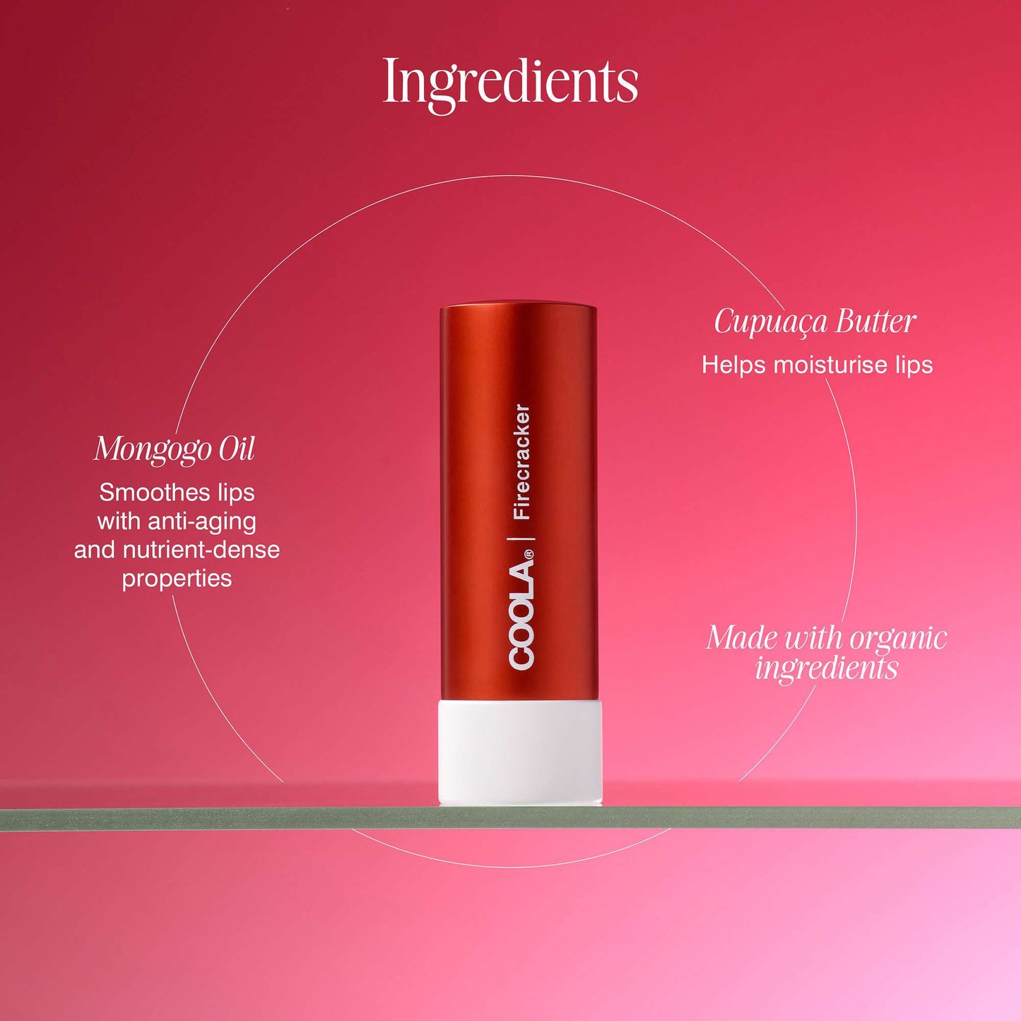 Coola Lip Care Mineral Liplux SPF30 Firecracker - Additional 4