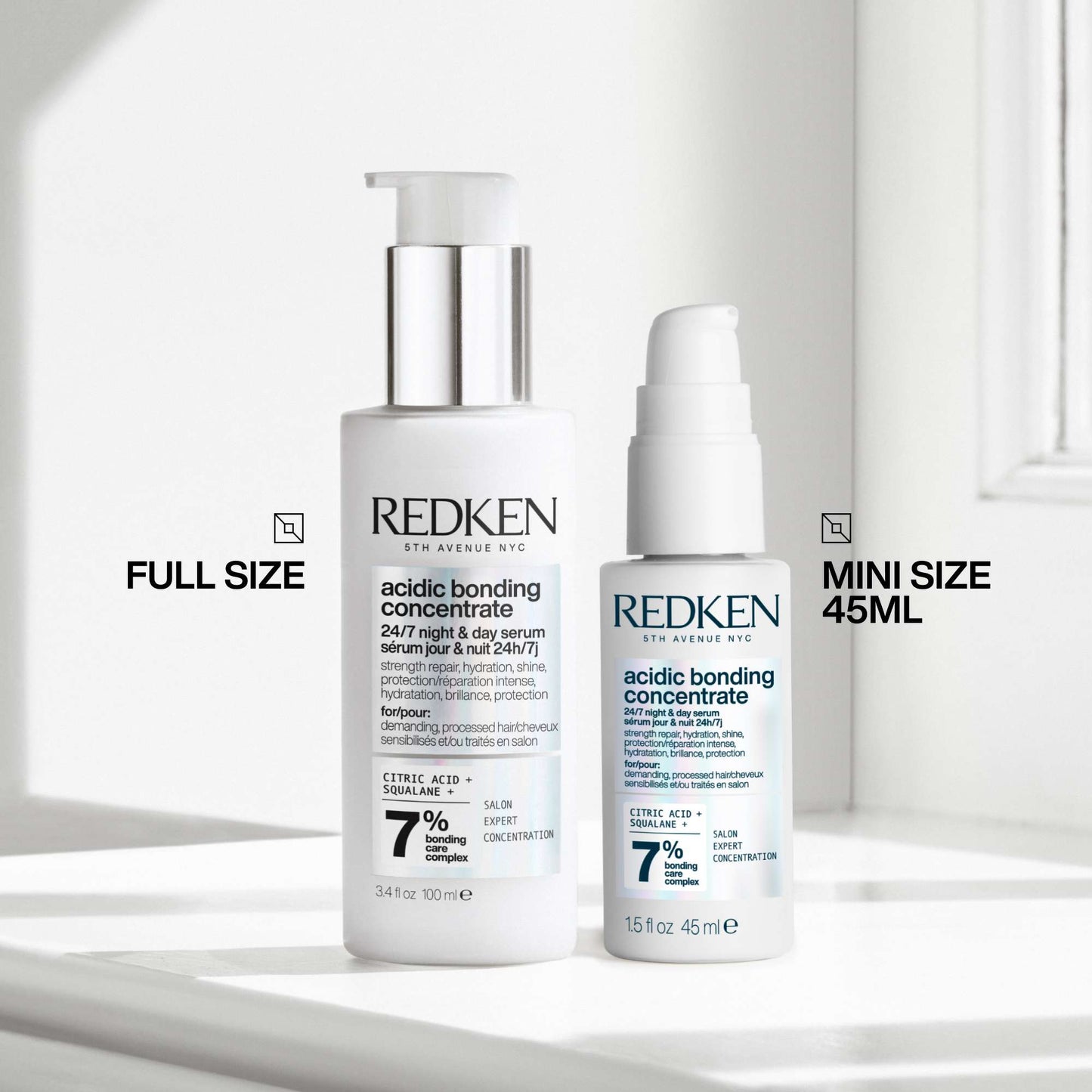 Redken Acidic Bonding Concentrate 24/7 Night & Day Serum 100ml - Additional 2
