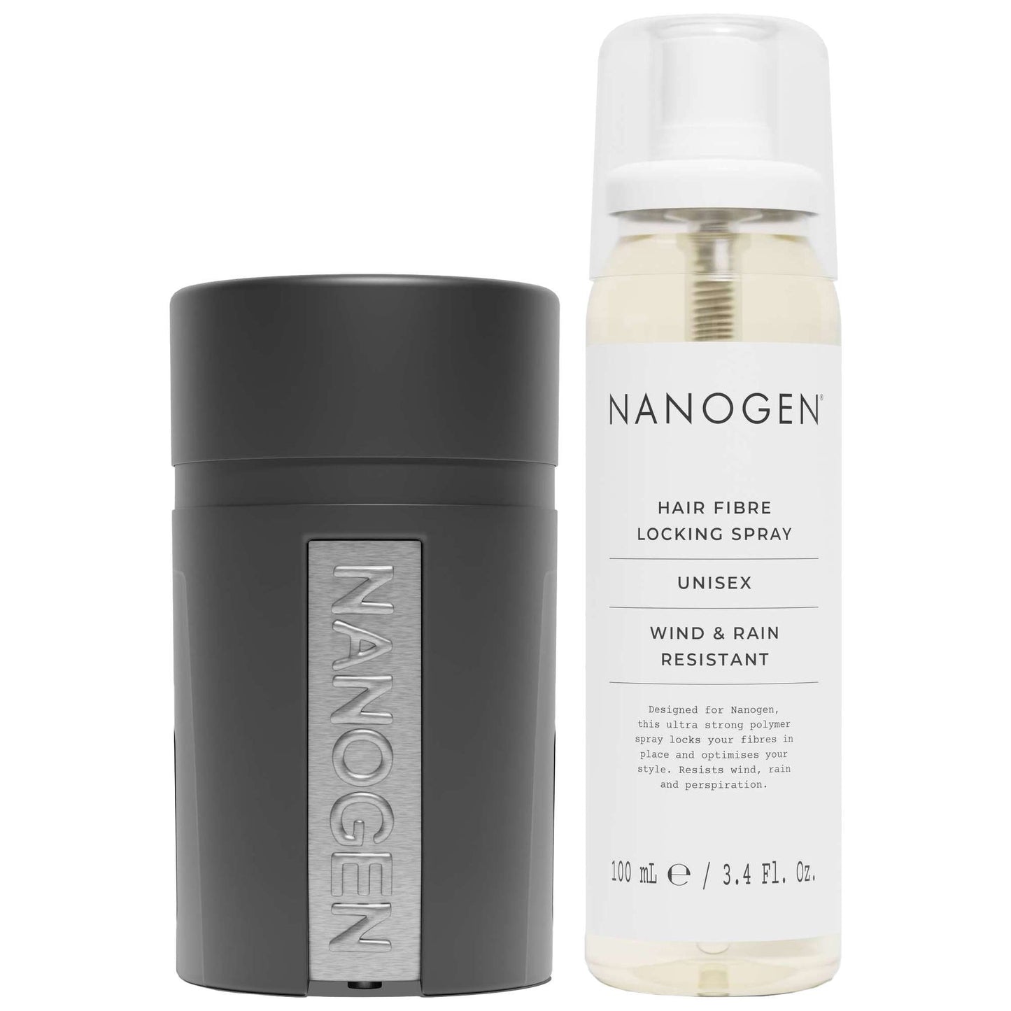 Nanogen  Duo: Keratin Hair Fibres 1 Month Auburn 15g & Hair Fibre Locking Spray 100ml