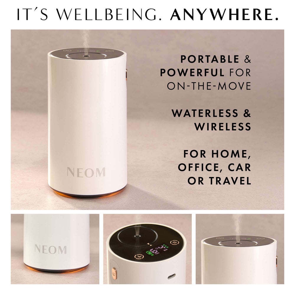Neom Wellbeing London Pod Mini+ Waterless Essential Oil Diffuser White - Additional 7