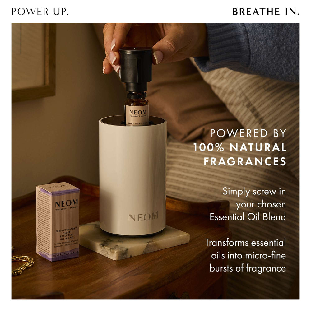 Neom Wellbeing London Pod Mini+ Waterless Essential Oil Diffuser White - Additional 8