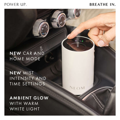 Neom Wellbeing London Pod Mini+ Waterless Essential Oil Diffuser White - Additional 9