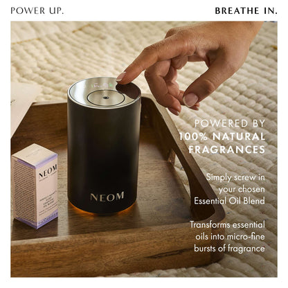 Neom Wellbeing London Pod Mini+ Waterless Essential Oil Diffuser Black - Additional 9