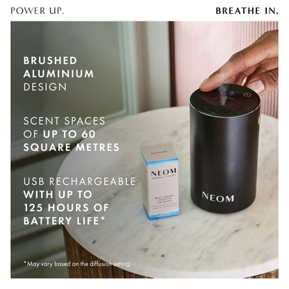 Neom Wellbeing London Pod Mini+ Waterless Essential Oil Diffuser Black - Additional 11