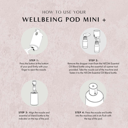 Neom Wellbeing London Pod Mini+ Waterless Essential Oil Diffuser Black - Additional 12