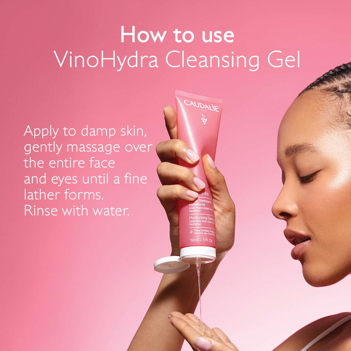 Caudalie VinoHydra Moisturizing Cleansing Gel 150ml - Additional 5