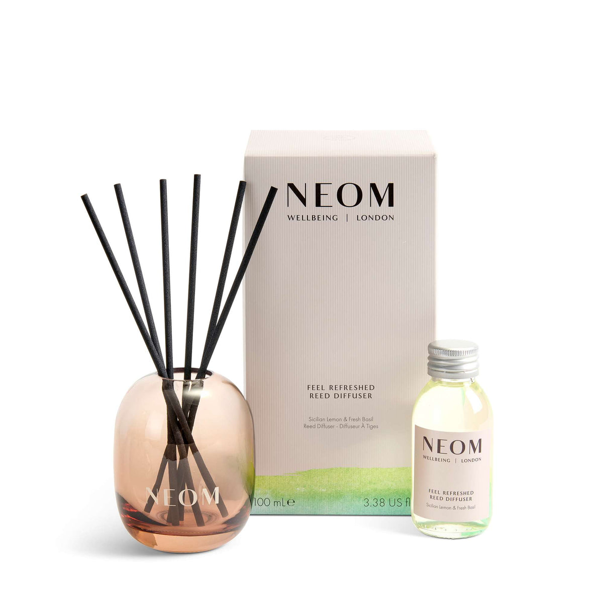 Neom Wellbeing London Scent To Boost Your Energy Feel Refreshed Reed Diffuser 100ml - Additional 2