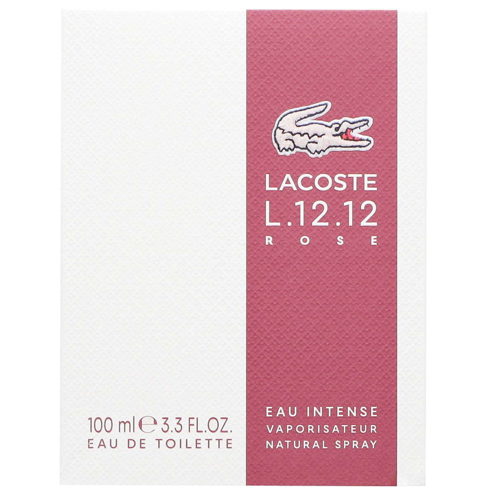 Lacoste L.12.12 Rose Eau Intense Eau de Toilette Spray 100ml - Additional 1