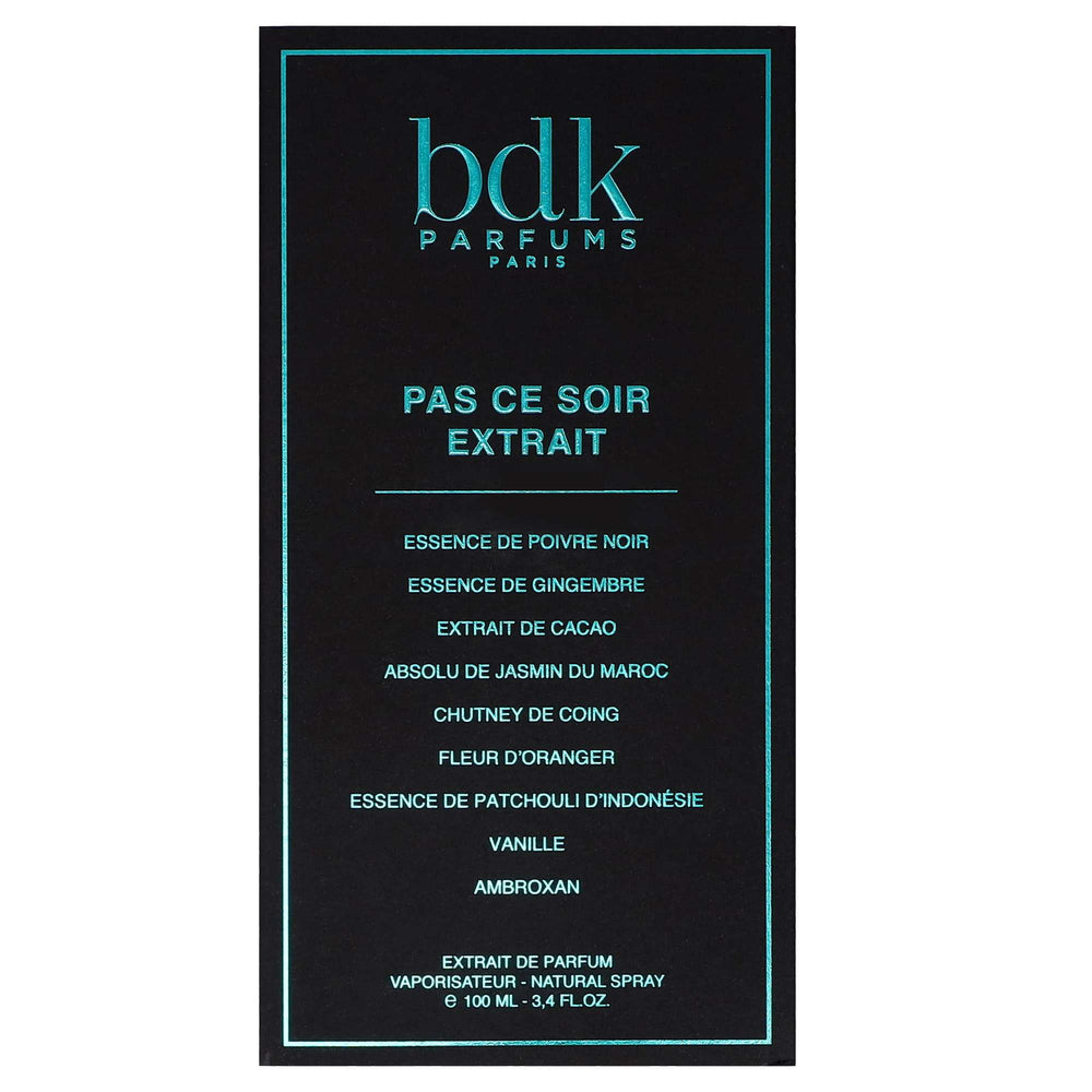 bdk Parfums Pas ce Soir Extrait Extrait de Parfum Spray 100ml - Additional 1