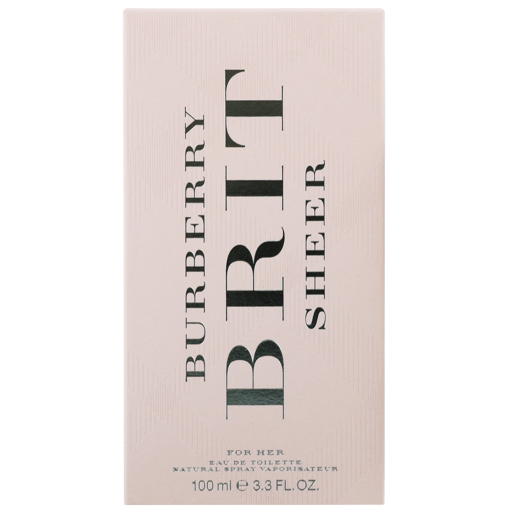 Burberry Brit Sheer For Women Eau de Toilette Spray 100ml - Additional 1