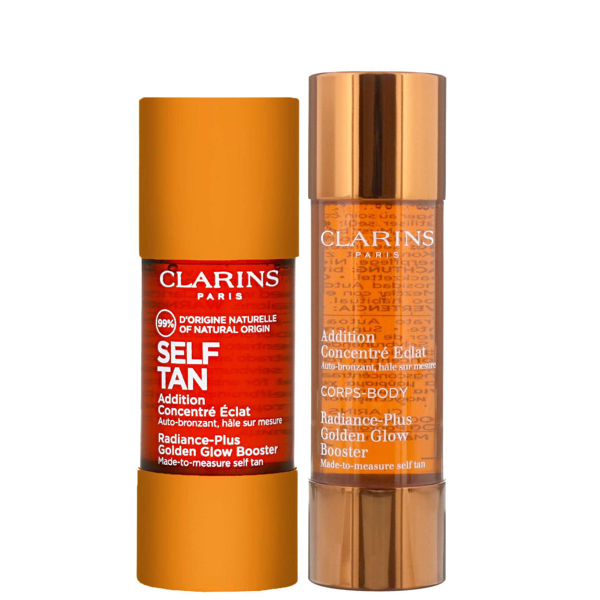 Clarins  Duo: Radiance-Plus Golden Glow Booster for Face 15ml and Body 30ml