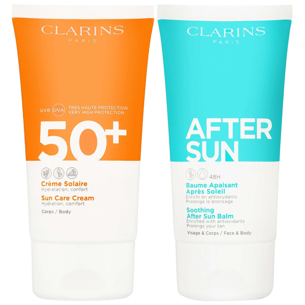 Clarins  Duo: Cream SPF50 150ml and After Sun Balm 150ml