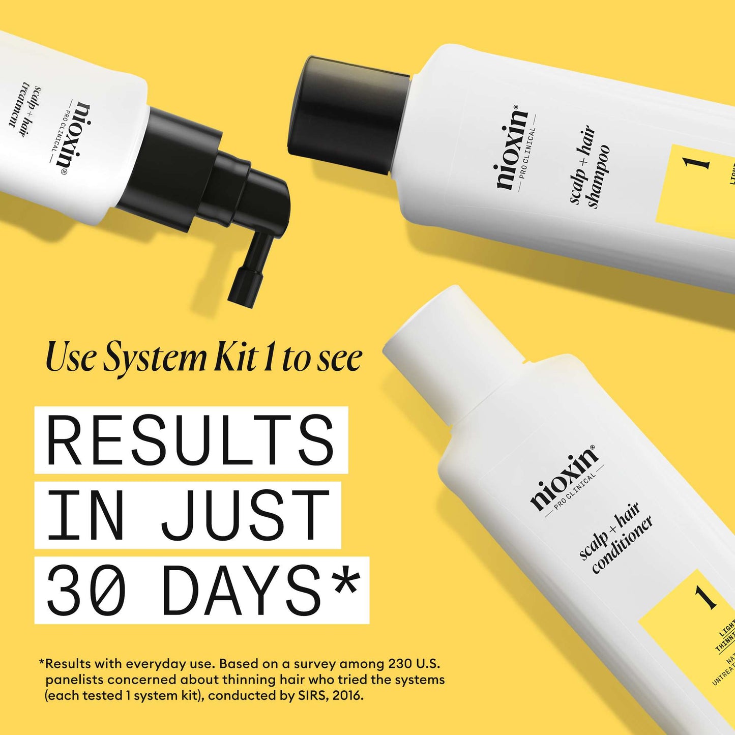 Nioxin Pro Clinical System 1 Conditioner for Natural Hair with Light Thinning 300ml - Additional 2