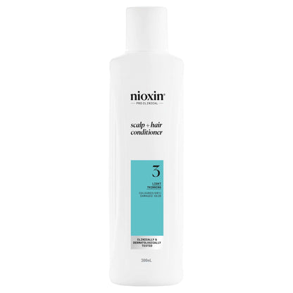 Nioxin Pro Clinical System 3 Conditioner for Coloured Hair with Light Thinning 300ml