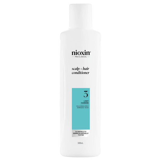 Nioxin Pro Clinical System 3 Conditioner for Coloured Hair with Light Thinning 300ml