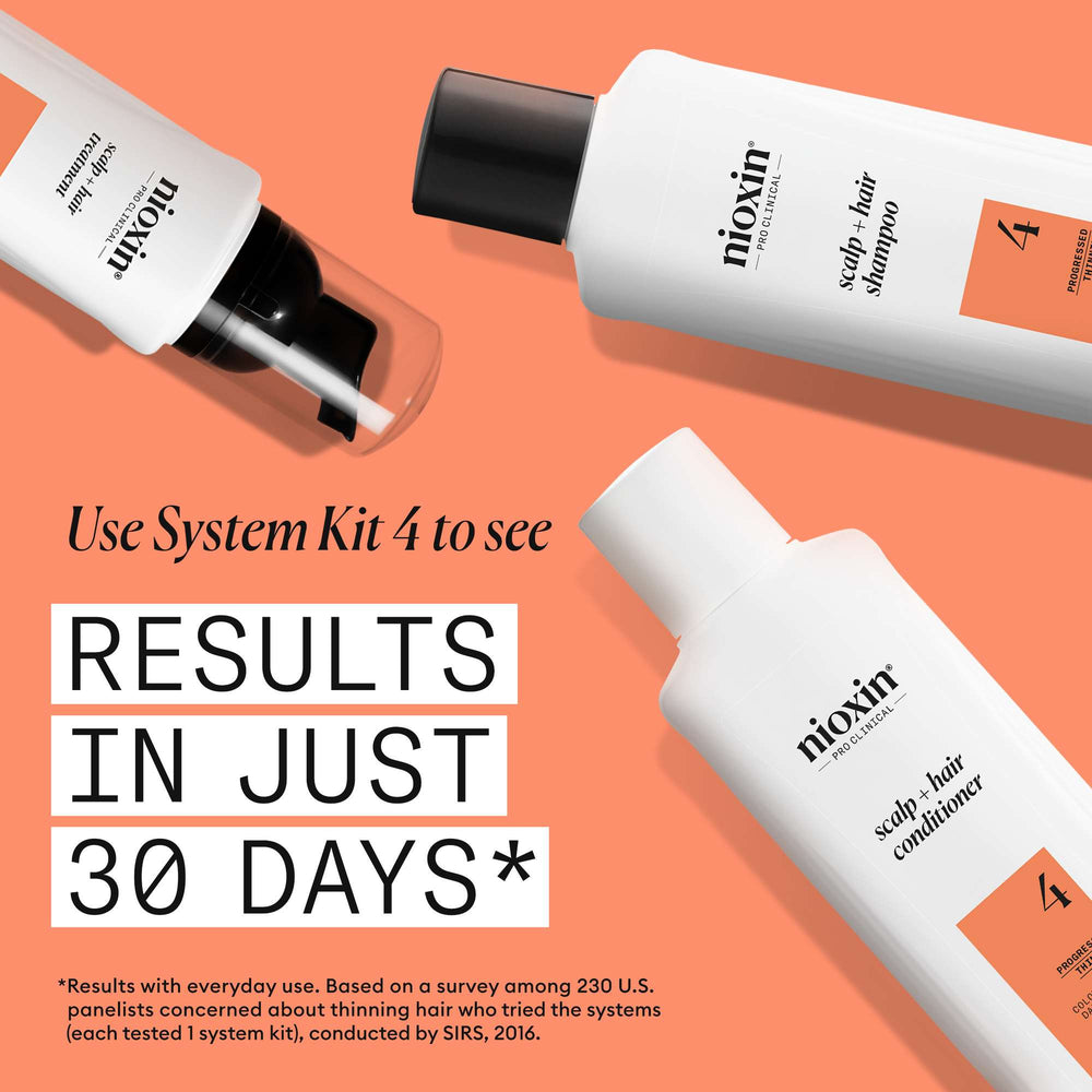 Nioxin Pro Clinical System 4 Conditioner for Coloured Hair with Progressed Thinning 300ml - Additional 2
