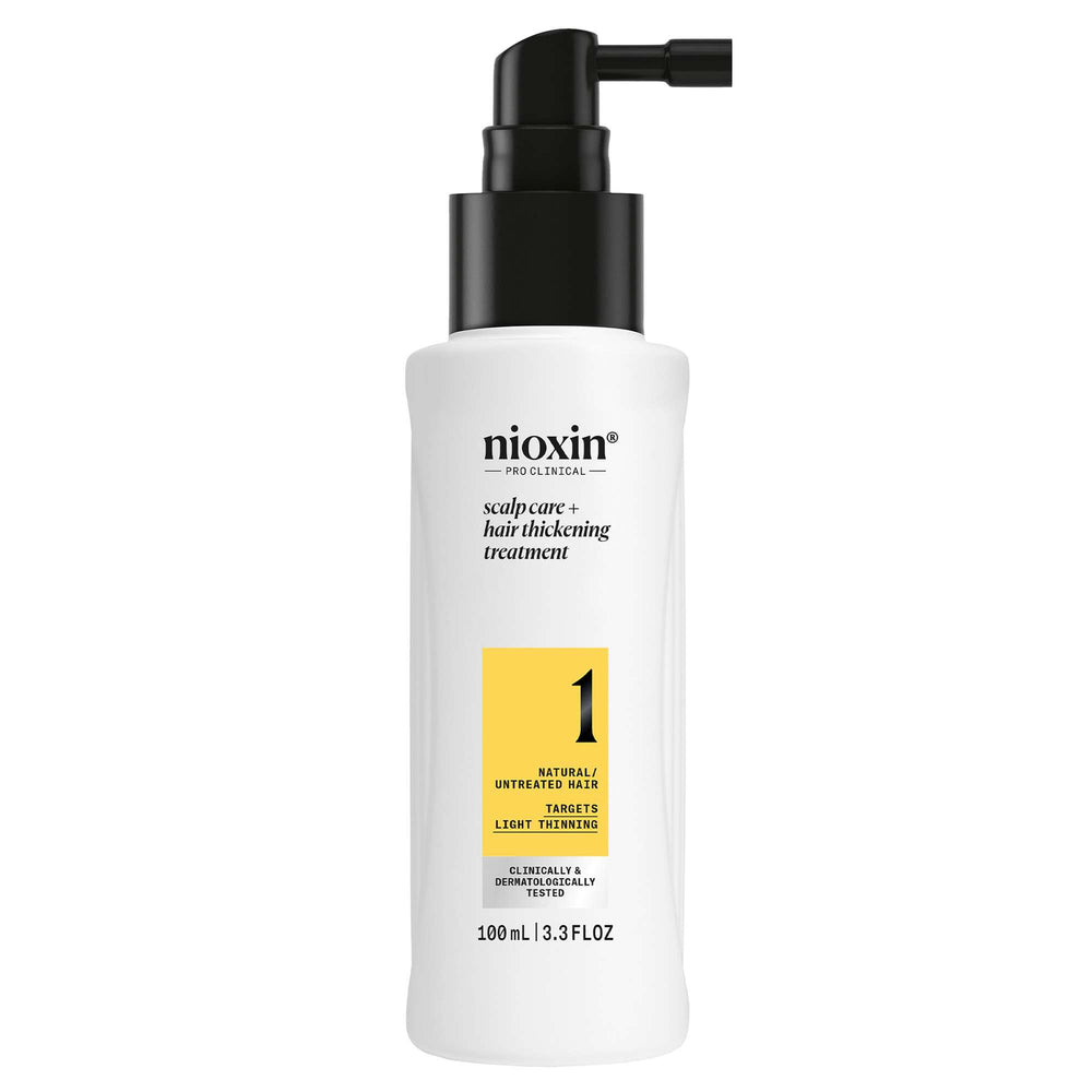 Nioxin Pro Clinical System 1 Leave-In Treatment for Natural Hair with Light Thinning 100ml