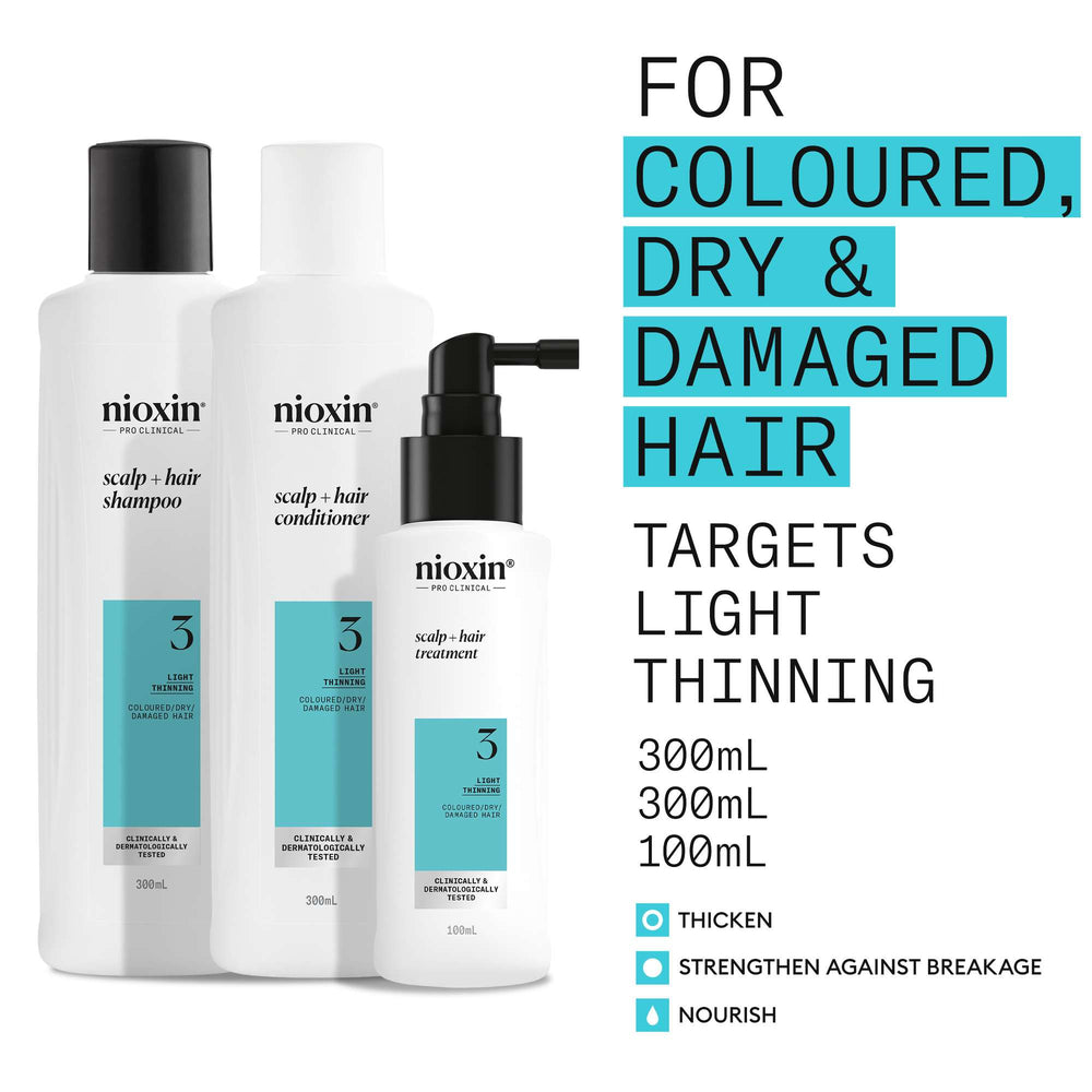 Nioxin Pro Clinical Gifts & Sets System 3 Kit for Coloured Hair with Light Thinning - Additional 1