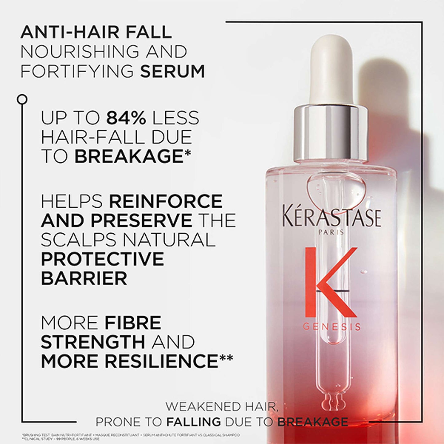 Kérastase Genesis Anti-Hair Fall Nourishing & Fortifying Hair Serum for Weakened Hair 30ml - Additional 1