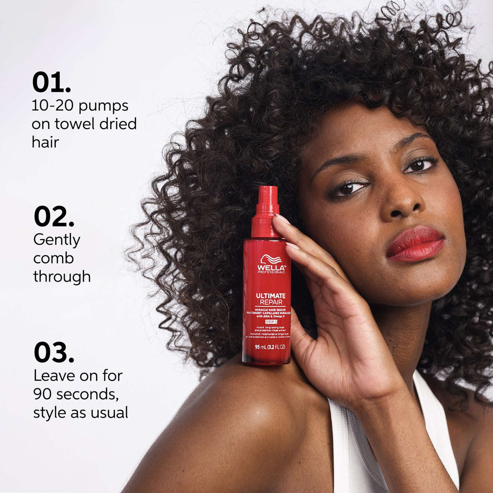Wella Ultimate Repair Miracle Hair Rescue Spray for All Types of Hair Damage 95ml - Additional 4