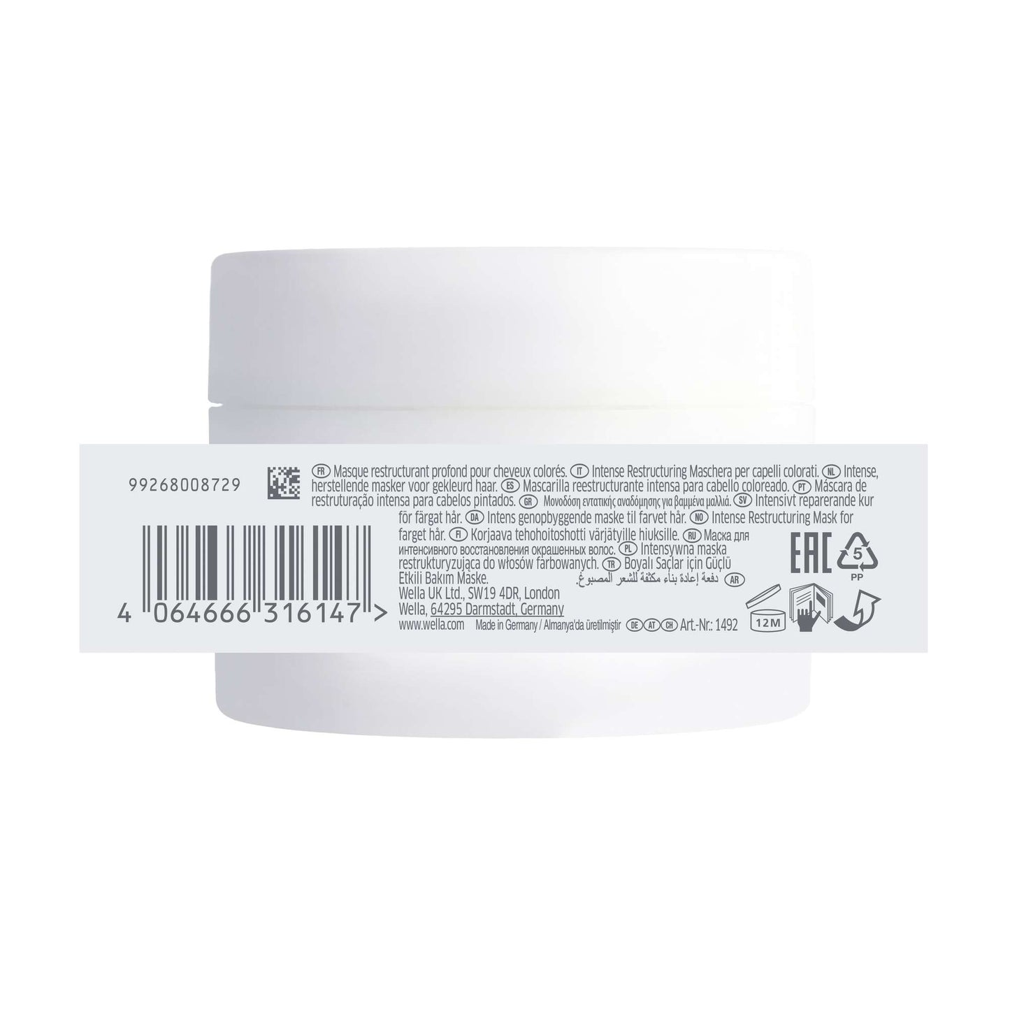 Wella Color Motion+  Structure+ Mask with Wellaplex Bonding Agent 150ml - Additional 1
