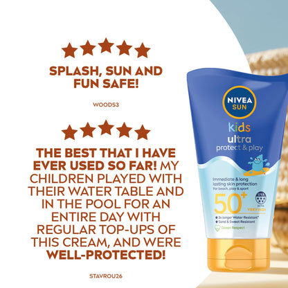 Nivea Sun Kids Protect & Care Ultra Protect & Play SPF50+ Lotion 150ml - Additional 4
