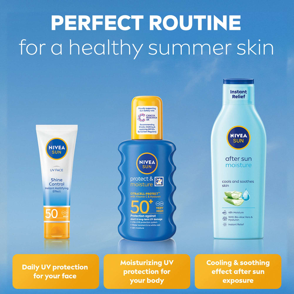 Nivea  Protect & Moisture SPF50+ Spray 200ml - Additional 6